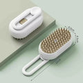 Cat And Dog Pet Spray Massage Brush One-button Steam Spray Folding Rotation Bath Depilatory Brush Comb