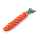 1Pcs Carrot Dog Bite Rope Pet Dog Toys Safe Durable Braided Bite Dog Chew Toys Resistant Puppy Molar Cleaning Teeth Cotton Rope
