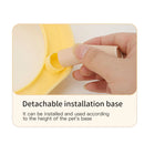 A Colorful Dopamine Pet Double Bowl Fashion Feeding Large Capacity Stainless Steel Dog Bowl Drinking Water Neck Cat Double Bowl