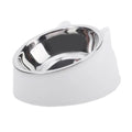 Cat Bowl Lovely Creative Inclined Kitten Puppy Food Feeding Bowls Stainless Steel Cats Drinking Feeder Pet Dogs Cats Feeders