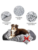 Soft Dog Blanket Washable, Cat Blanket for Indoor Cats Large Medium Small Dog Gifts Puppy Essentials (Grey) Bed